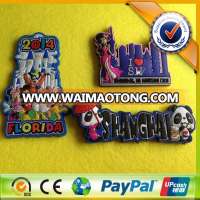 2017 Promotional Custom 3D Soft PVC rubber Fridge Magnet