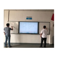 65 inch led interactive touch screen whiteboard two ir black board green board writing drawing software