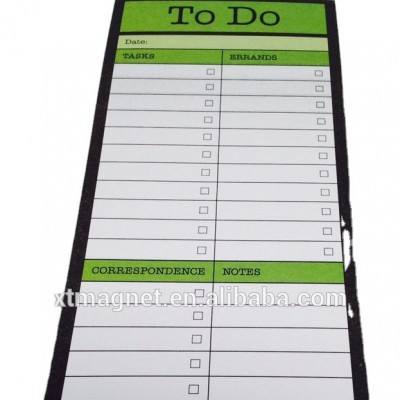 OEM Logo Advertising Fridage Magnet Memo Pad