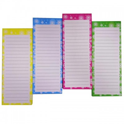 To-do-List Notepad - 4-Pack Magnetic Notepads, Grocery List Magnet Pad Stationery for To Do List, 60 page