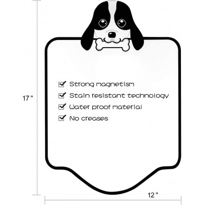 Magnetic Fridge Whiteboard for Refrigerator Small Dry Erase White Board for Refrigerator with New Stain Resistant Technology