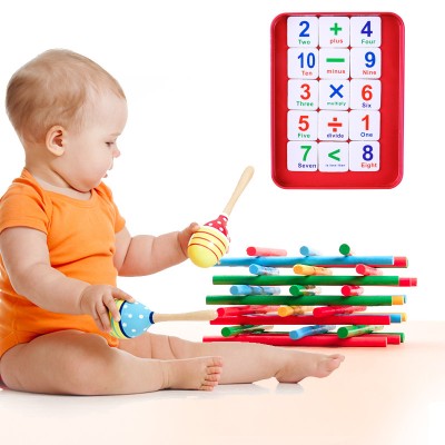 Kids Baby Math Toys Arithmetic Counting Stick Magnetic Mathematics Teaching Aid Count Toys Children Puzzle Educational Toys Gift