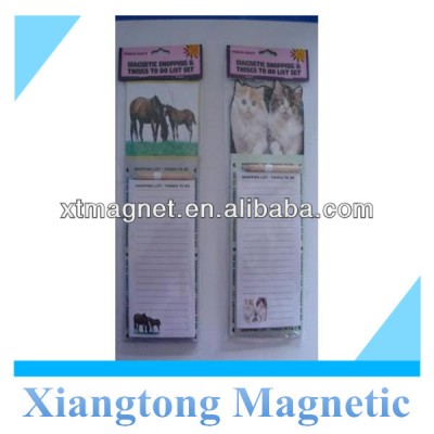 Novelty Cat and Horse Fridge Magnetic Notepad for Promotion