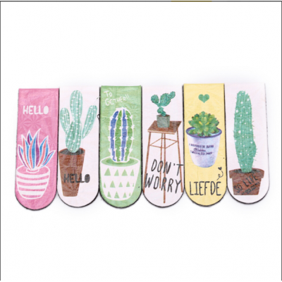 Cute Design Magnetic Bookmark School Office Supplies For Promotion