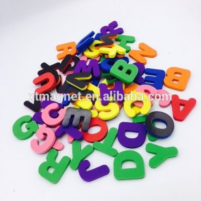 Die cut Magnetic Alphabet EVA  Letter and number puzzle Fridge Magnet/Kids Education Alphabet Eva Foam Fridge Magnet